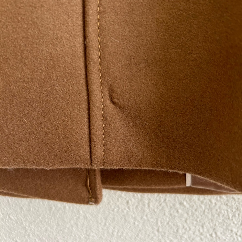 J. Crew Camel Cape Jacket Wool Melton - Picture 12 of 12